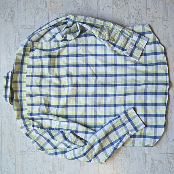 J. Crew Mens Size Large Plaid Button Down Shirt Long Sleeve - Picture 6 of 6